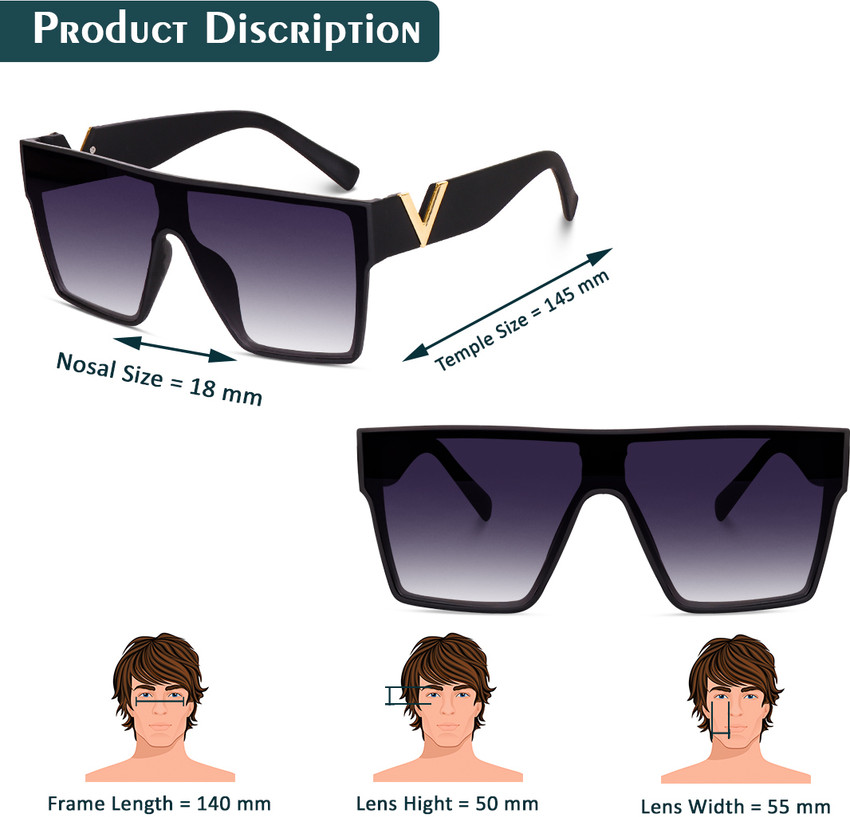 Oversized cheap lens sunglasses