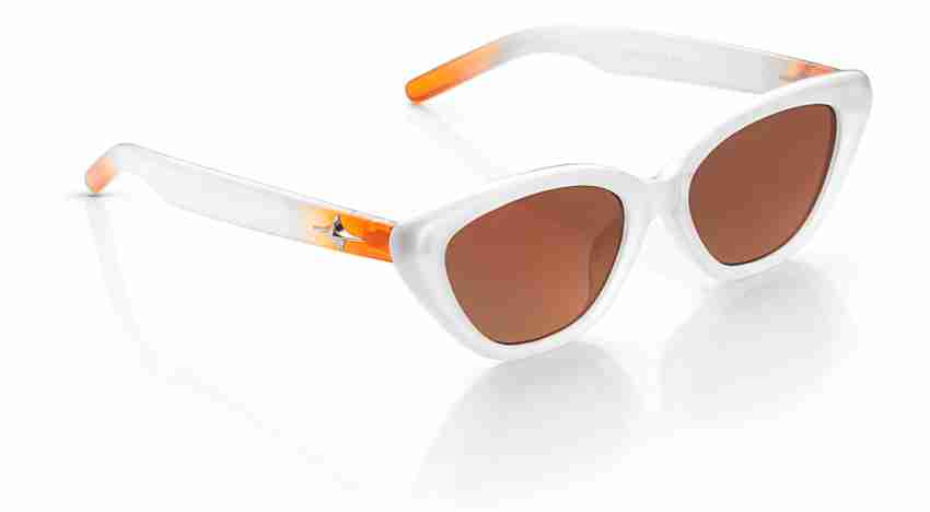 Orange and white sunglasses online