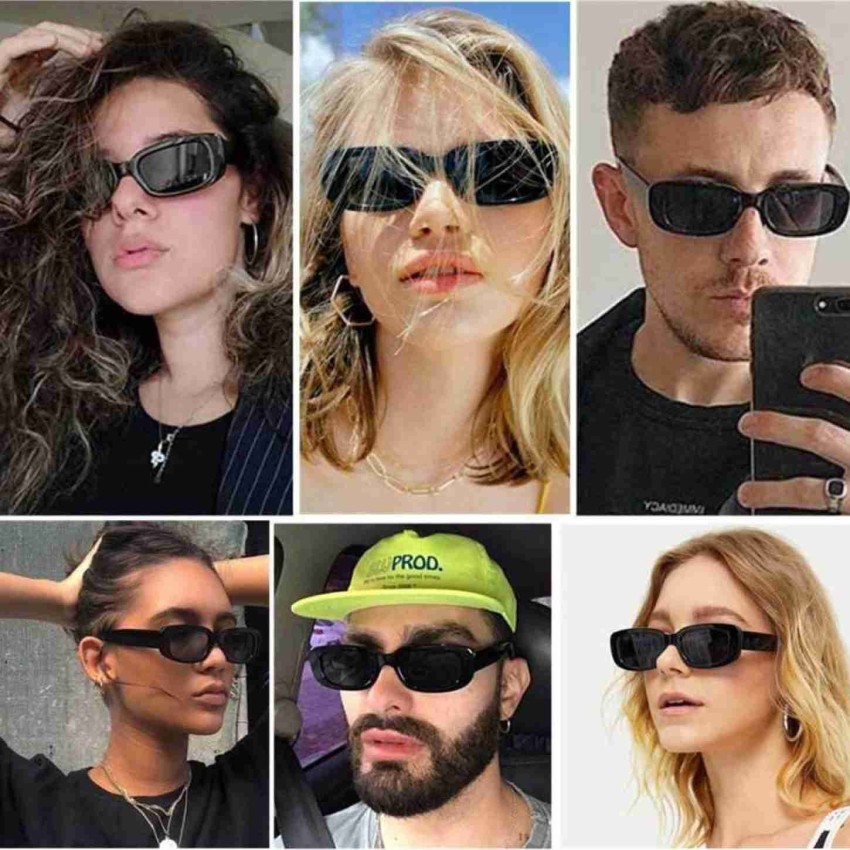 Buy Being Better Retro Square Sunglasses Black For Men Women Online Best Prices in India Flipkart