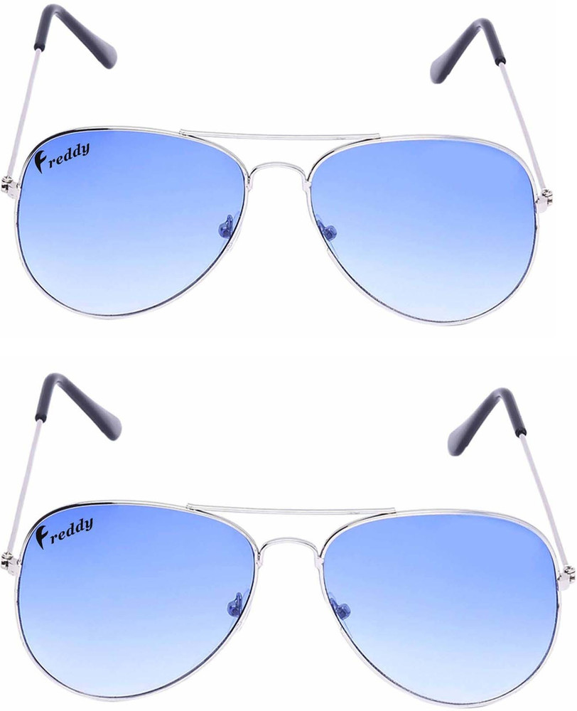 Buy Freddy Aviator Sunglasses Blue For Men Women Online Best Prices in India Flipkart