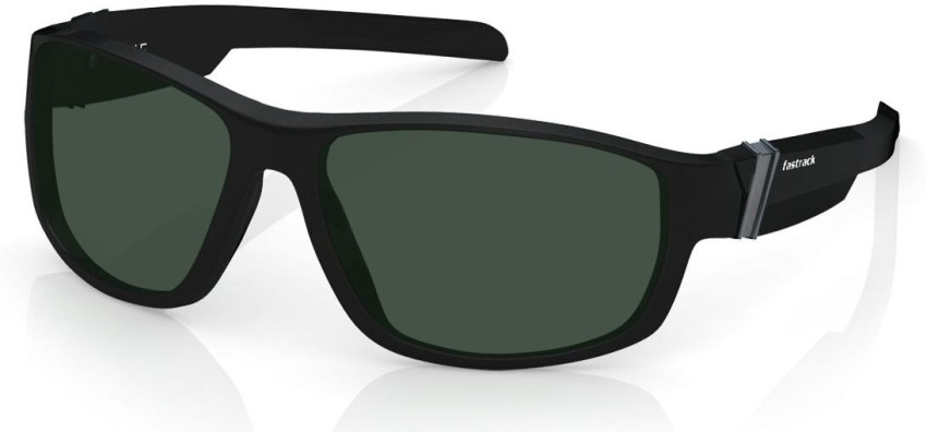 13% OFF on Fastrack Wrap-around Sunglasses(For Men, Green) on Flipkart