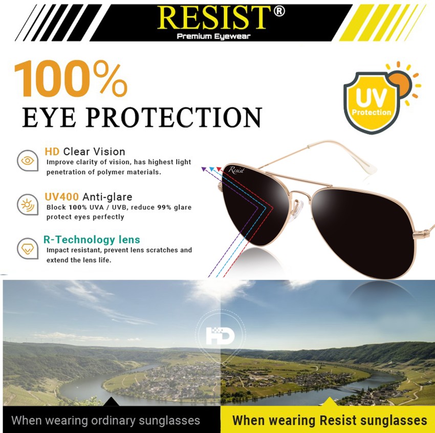 Resist Eyewear Aviator Sunglasses