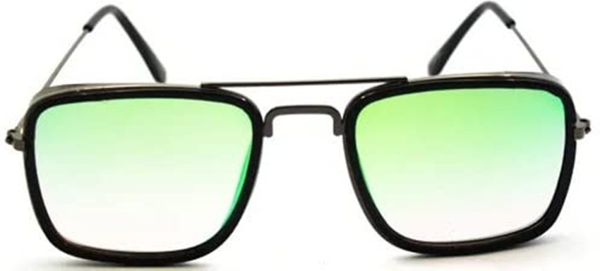 Buy LAER Aviator Sunglasses Green, Blue, Brown For Men & Women Online @  Best Prices in India