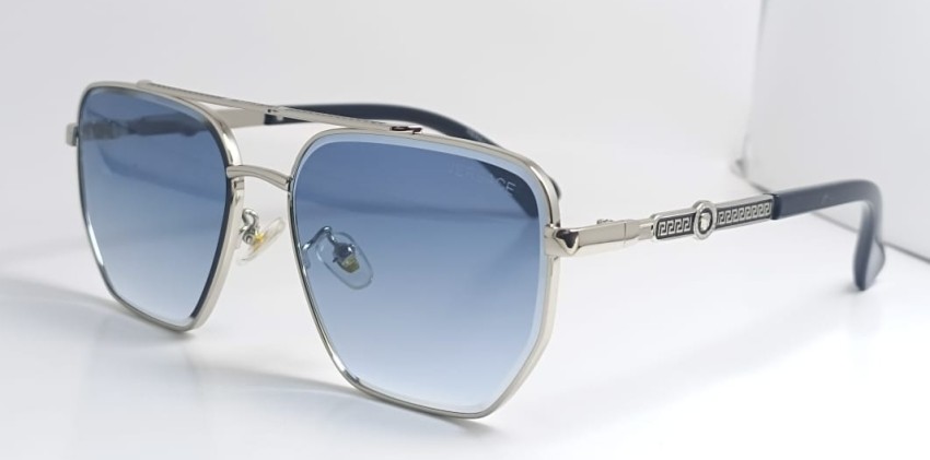 Buy ABCD Retro Square Sunglasses Blue For Men Online @ Best Prices in India