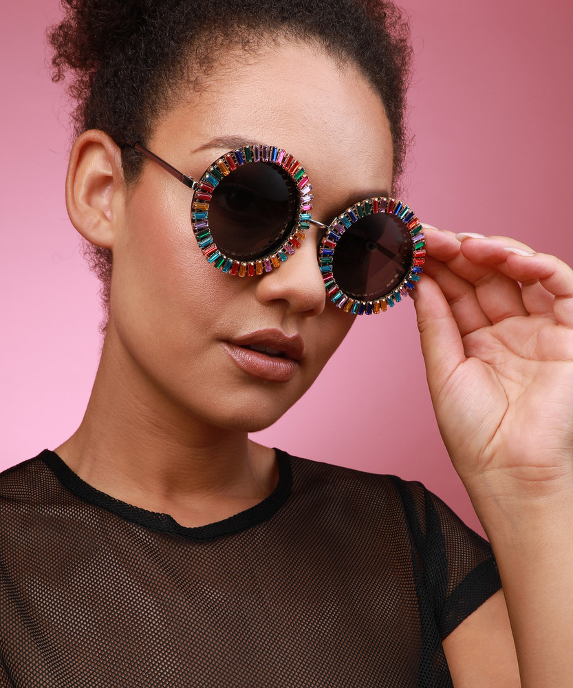 Round sunglasses womens online india hot sale