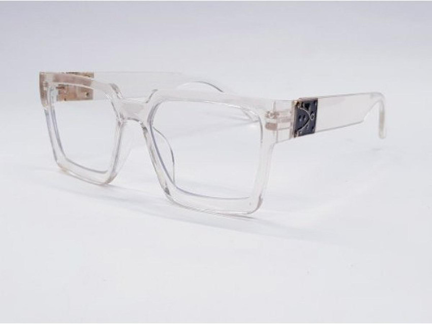 Clear retro sunglasses discount