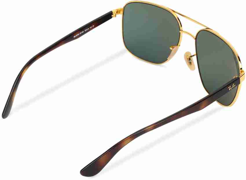 Buy Ray-Ban Aviator Sunglasses Green For Men & Women Online @ Best 