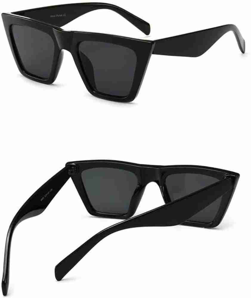 Buy I REBEL Cat-eye, Butterfly Sunglasses Black For Men & Women Online @  Best Prices in India