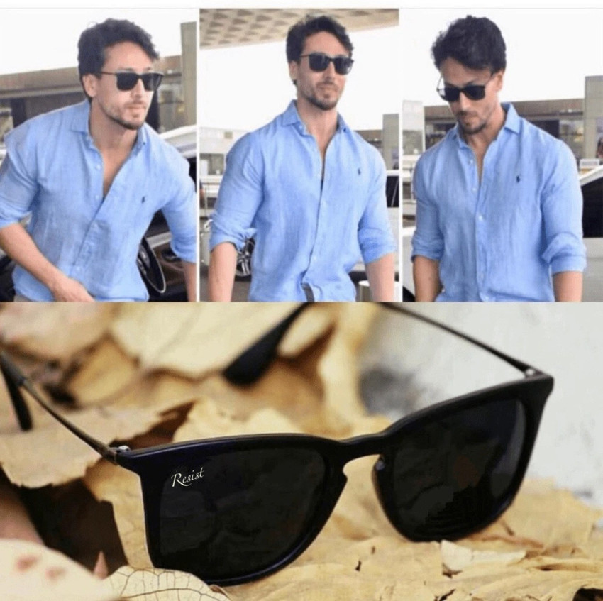 Buy Resist Wayfarer Sunglasses Black For Men Women Online Best Prices in India Flipkart