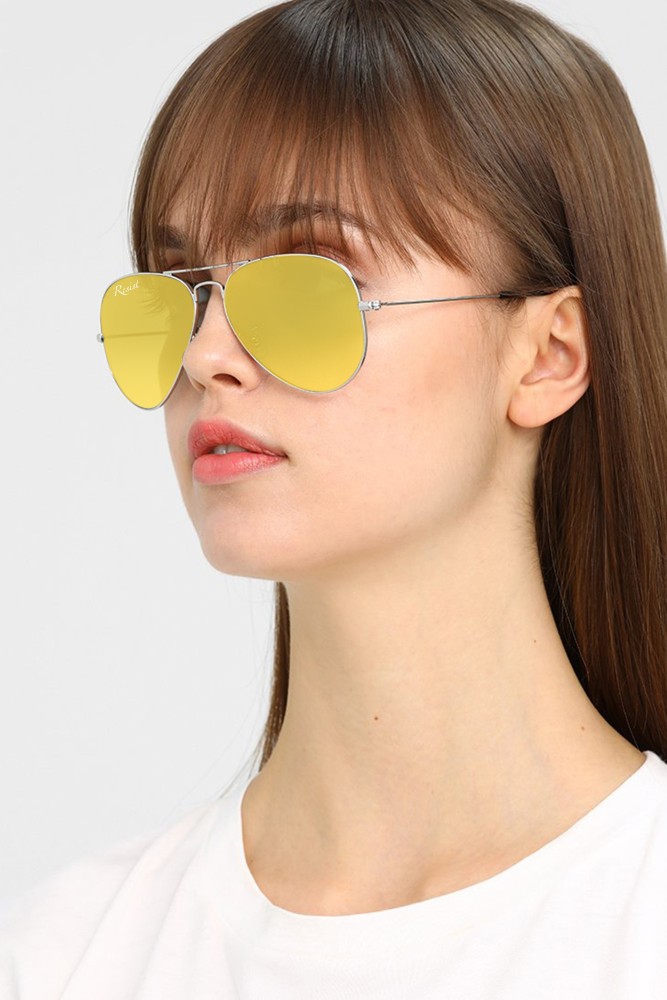 Buy RESIST EYEWEAR Aviator Sunglasses Yellow For Men & Women Online @ Best  Prices in India