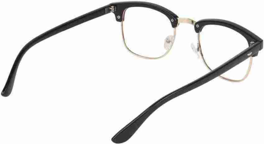 Clubmaster Half Rim Women Eyeglasses Wayf Clear Lens Shadz Metal