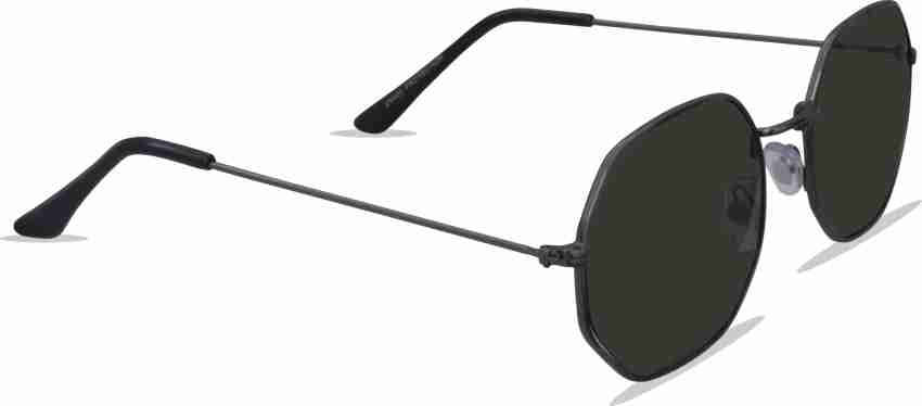 Buy lenssutra Retro Square, Clubmaster Sunglasses Black For Men & Women  Online @ Best Prices in India