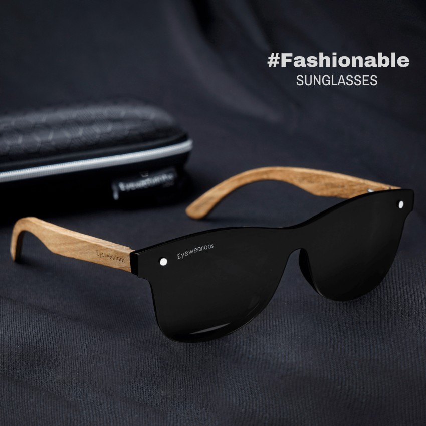 Buy Eyewearlabs Wayfarer Sunglasses Black For Men & Women Online @ Best  Prices in India