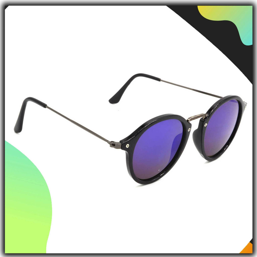 Buy Hrinkar Round Sunglasses Blue Violet For Men Women Online Best Prices in India Flipkart