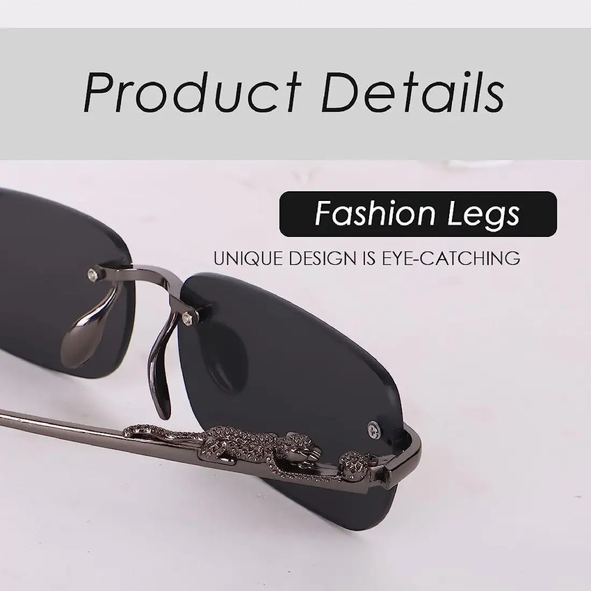 Buy V Unique Rectangular Sunglasses Black For Men Women Online Best Prices in India Flipkart
