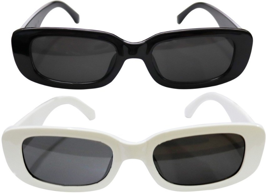 Buy FAAS Retro Square Sunglasses Black For Boys & Girls Online