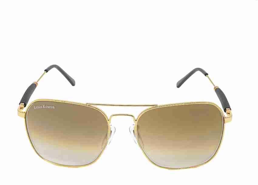 Buy LOUIS KOUROS Aviator Sunglasses Black For Men & Women Online @ Best  Prices in India