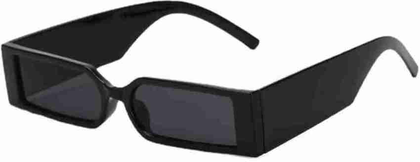 Buy Syn Traders Retro Square Sunglasses Black For Men & Women