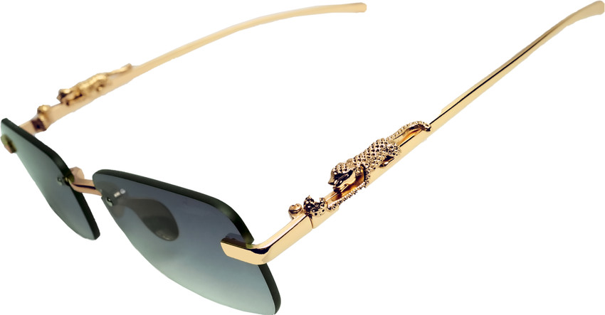 Buy TryBudy Rectangular Sunglasses Grey For Men Women Online