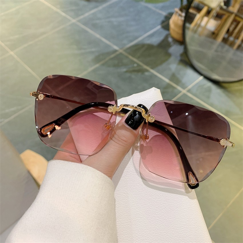 Perfect Pink BC Square Sunglasses with Polarized Lenses