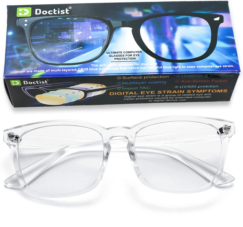 Buy Doctist Spectacle Oval Round Rectangular Sunglasses Clear