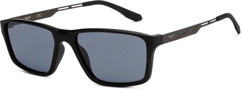 Buy Lenskart STUDIO Rectangular Sunglasses Blue For Men & Women