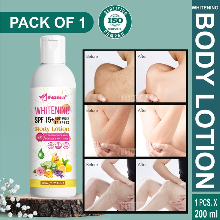 Fezora Whitening Beauty Body Lotion With Sun Protection Factor 15