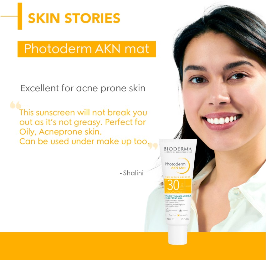 Photoderm AKN Mat SPF 30  Face sunscreen for oily skin & acne