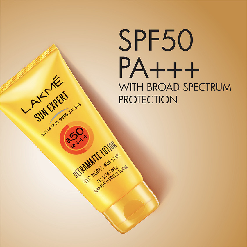 Lakm Sunscreen SPF 50 PA PA 9 To 5 Sun Expert Super Matte