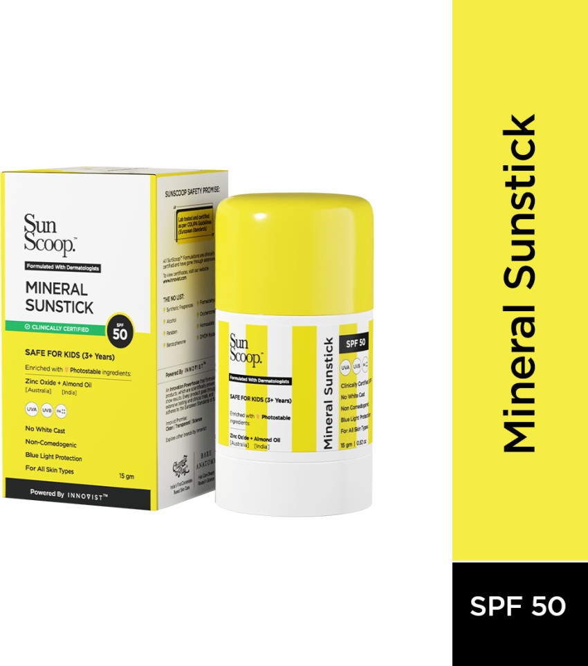 SunScoop Sunscreen stick - mineral - SPF 50 - Price in India, Buy