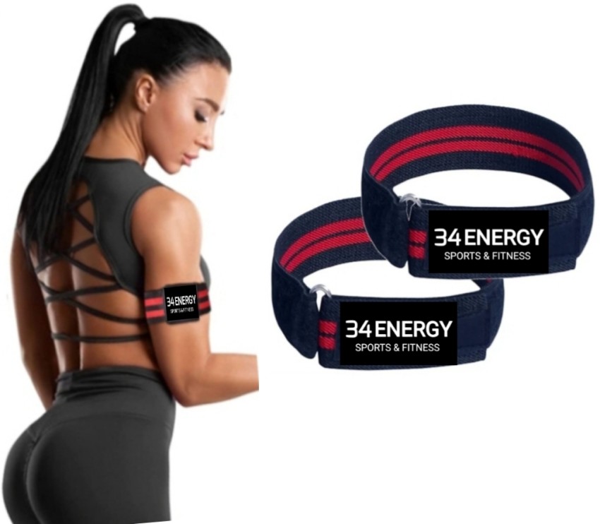 34ENERGY ARM Biceps Strap ,Workout ARM BFR Band Heavy Lifting FOR GIRLS ,MEN ,WOMEN Hand Support - Buy 34ENERGY ARM Biceps Strap ,Workout ARM BFR Band  Heavy Lifting FOR GIRLS ,MEN,WOMEN Hand Support
