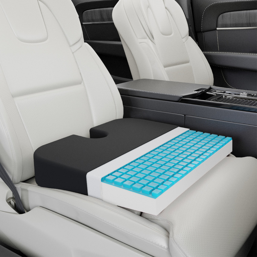 GELRIDE Gel Enhanced Car Seat Cushion for Comfortable Drive For