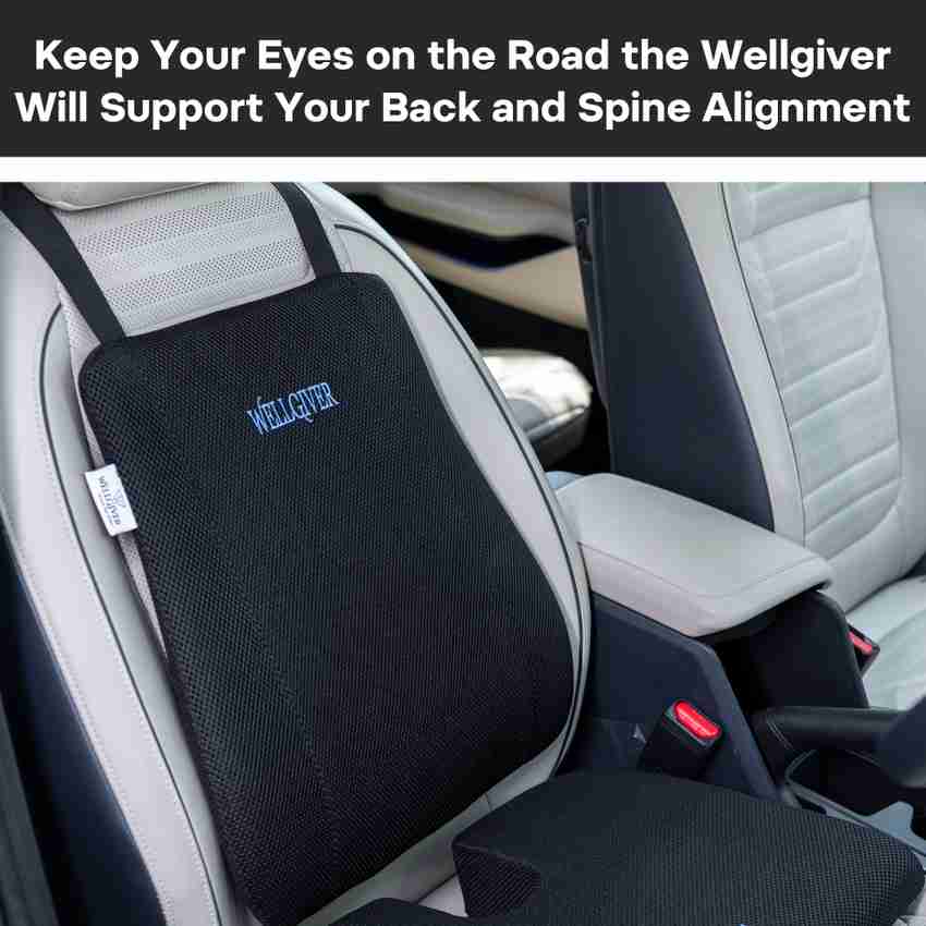 WELLGIVER Car Seat Backrest Cushion Comfortable Long Drive Memory foam Mesh Back Lumbar Support Buy WELLGIVER Car Seat Backrest Cushion Comfortable Long Drive Memory foam Mesh Back Lumbar Support