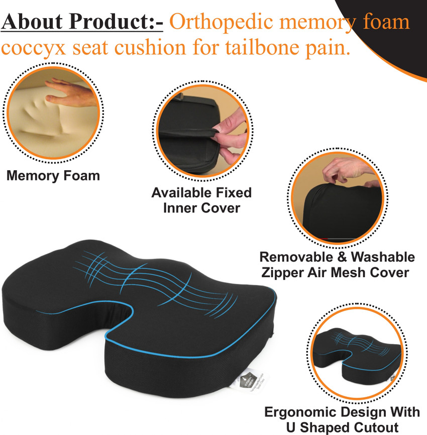 Seat cushion for tailbone relief online