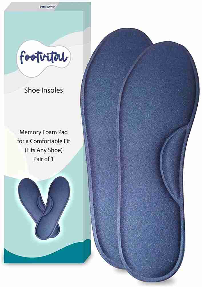 Foot Vital Memory Foam Shoe Insoles Comfortable Insoles Supports Heel Arch Pack of 1 Insole Buy Foot Vital Memory Foam Shoe Insoles Comfortable Insoles Supports Heel Arch Pack of 1 Insole Online at Be...