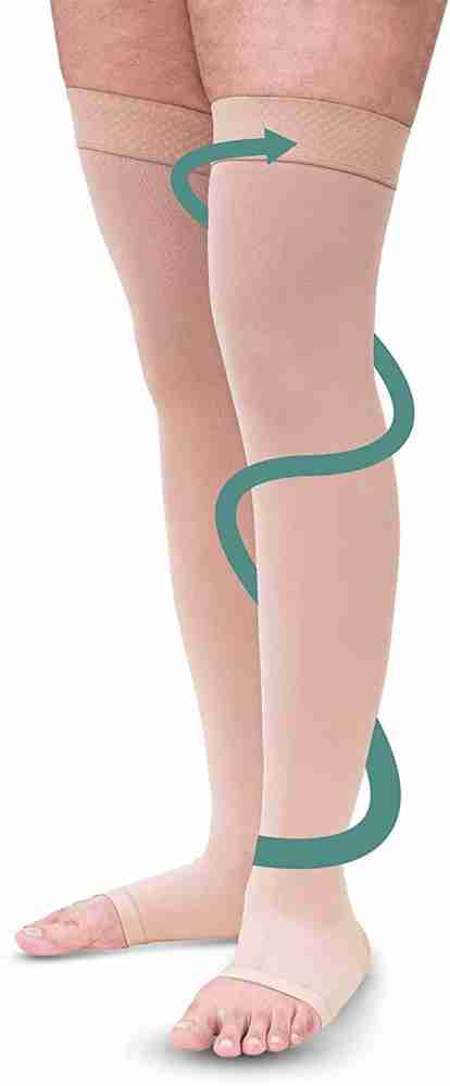 Buy Medtrix Varicose Vein Stocking Thigh Support (XXXL) Online at Low  Prices in India 