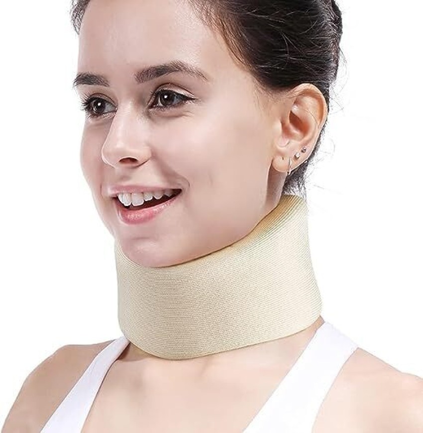 BENHEK Soft Foam Neck Brace For Sleeping - Relieves Neck Pain and