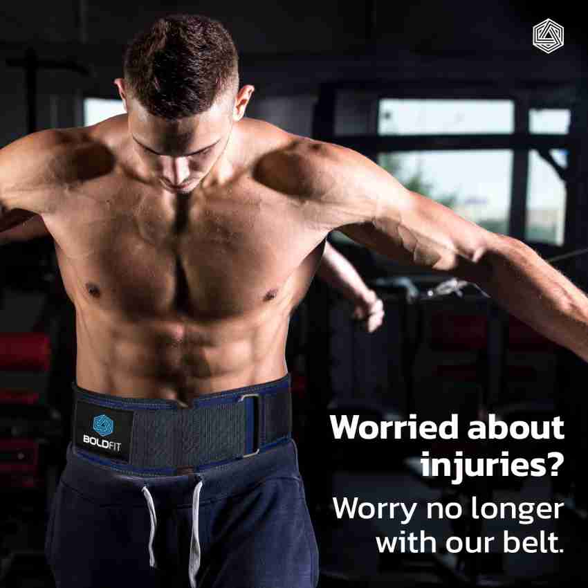 BOLDFIT Gym Belt for Men Weight Lifting Belt Gym Exercise Belt