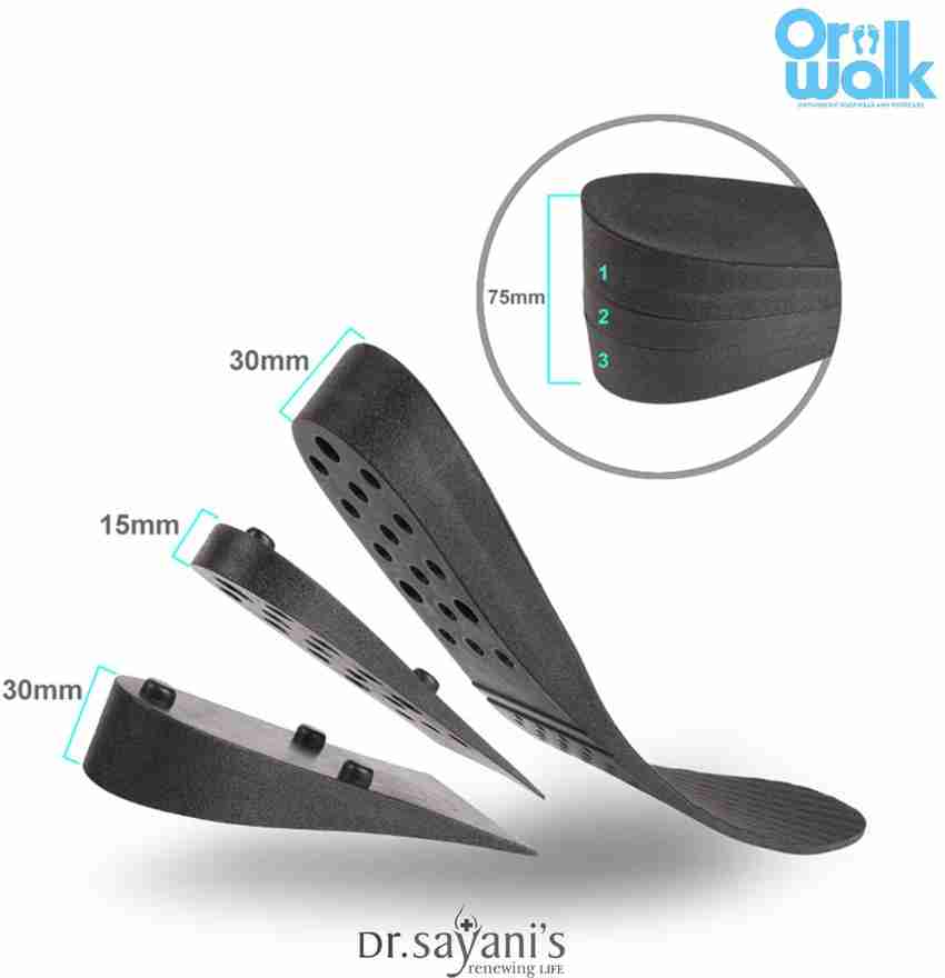 Height increasing shoe insoles hot sale