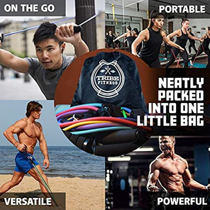 Tribe Single Resistance Bands Set Exercise Bands Workout Bands With Fitness Band Back Lumbar Support Buy Tribe Single Resistance Bands Set Exercise Bands Workout Bands With Fitness Band Back