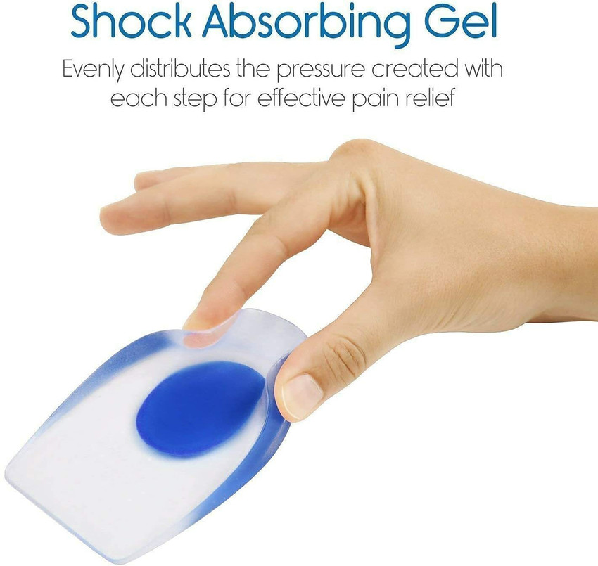 Gel heel top pads for shoes