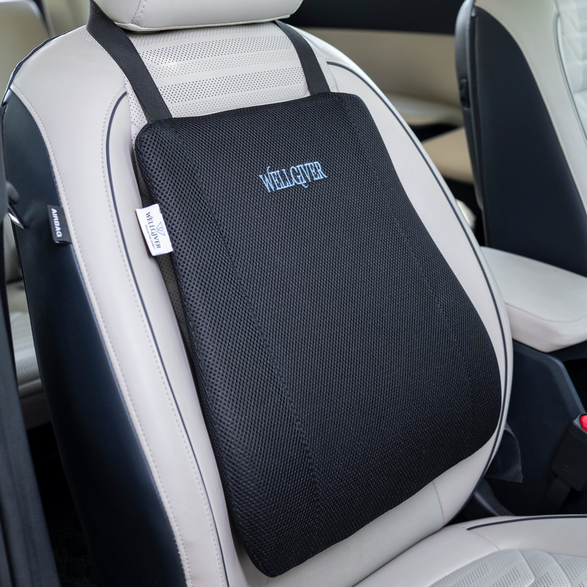WELLGIVER Car Seat Backrest Cushion Comfortable Long Drive Memory