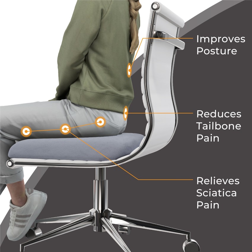 Office Chair Cushions for Sciatica & Tailbone Pain. – DEBIK