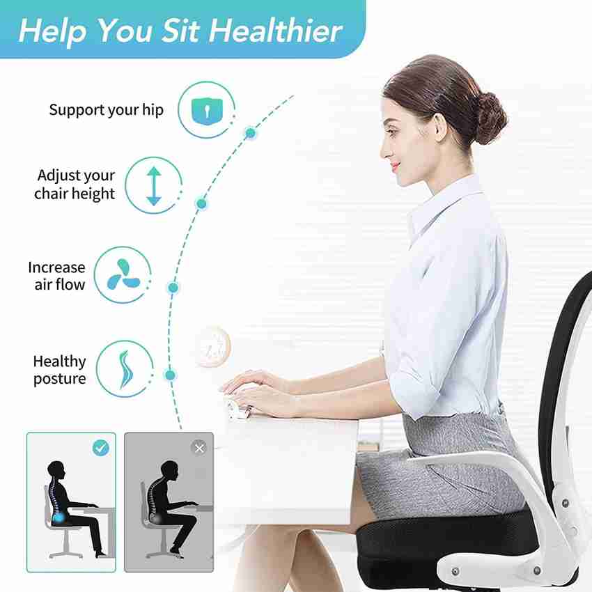 Grin Health SitPlus Coccyx Seat Cushion with Cooling Memory Foam Tailbone Lower Back Pain Back Lumbar Support Buy Grin Health SitPlus Coccyx Seat Cushion with Cooling Memory Foam Tailbone Lower