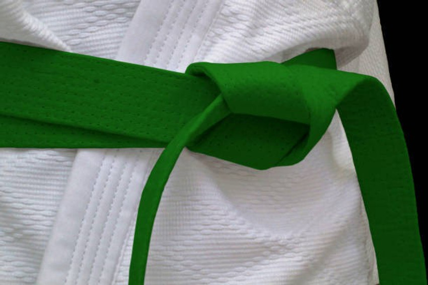 Taekwondo green belt on sale