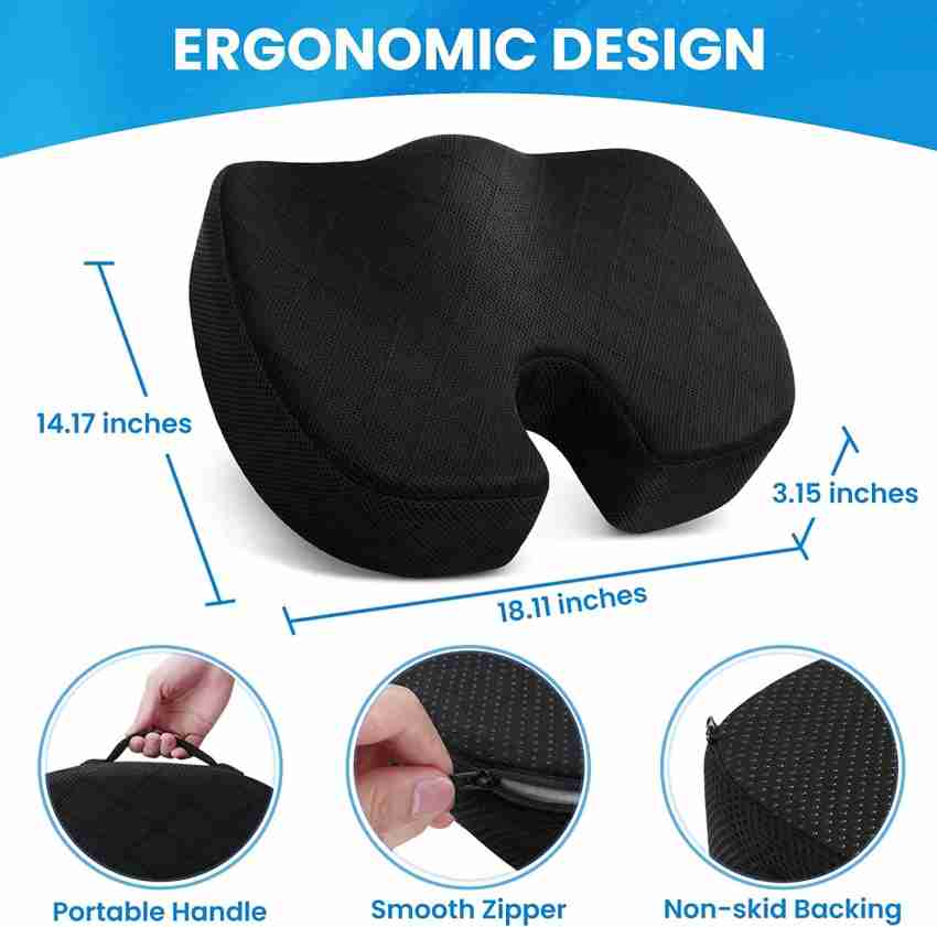 Best Memory Foam Ergonomic Seat cushion for Coccyx Tailbone