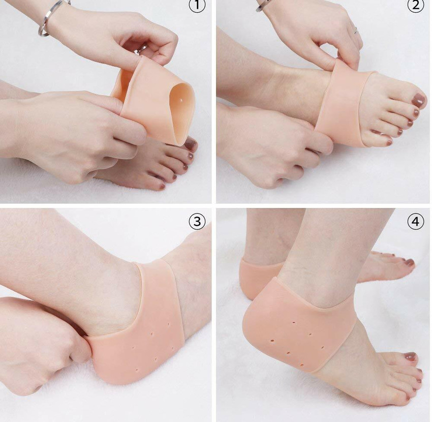 Purastep silicone gel best sale heel pad socks