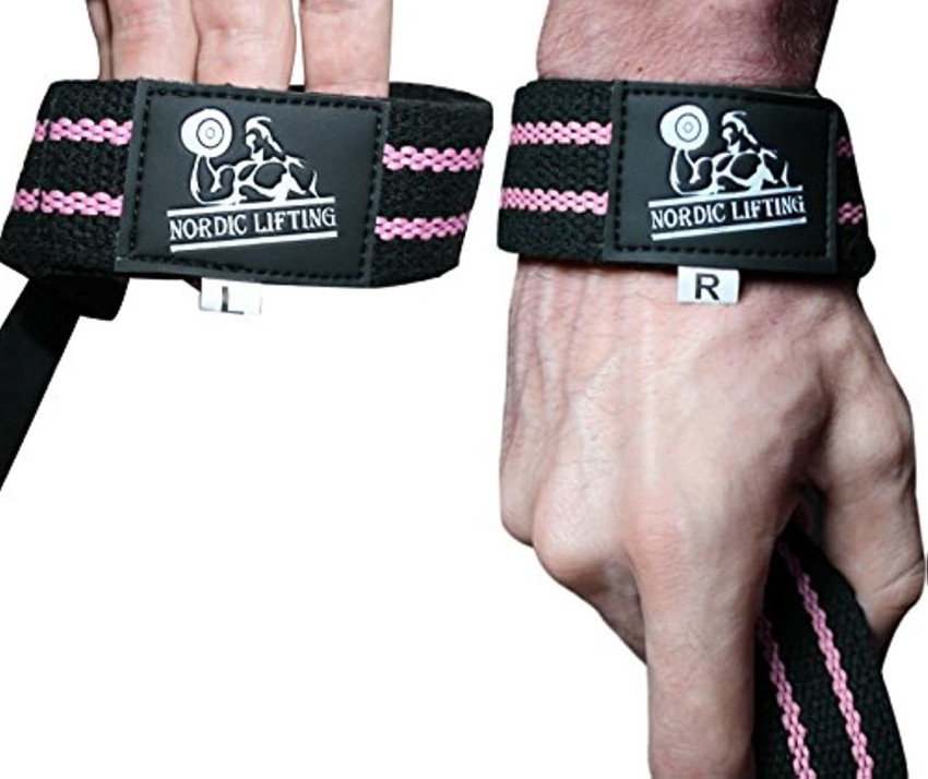 Nordic Lifting Wrist Wraps + Lifting Straps Bundle (2 Pairs) For