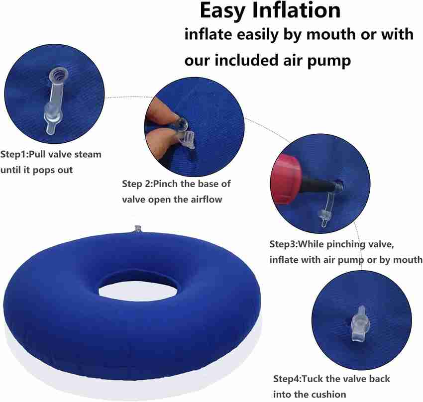 Inflatable doughnut seat cushion hotsell