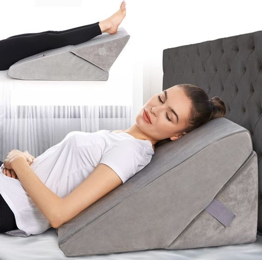 Bodwear Advanced Adjustable Memory Foam Bed Wedge Pillow Back Lumbar Support Buy Bodwear Advanced Adjustable Memory Foam Bed Wedge Pillow Back Lumbar Support Online at Best Prices in India